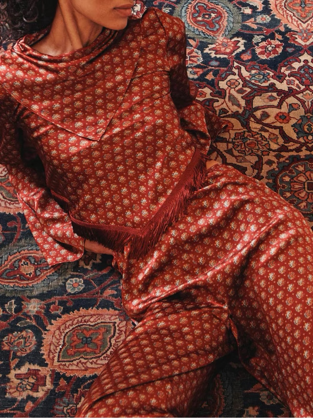 Doen Faustella Top in San Sebastian Foulard
